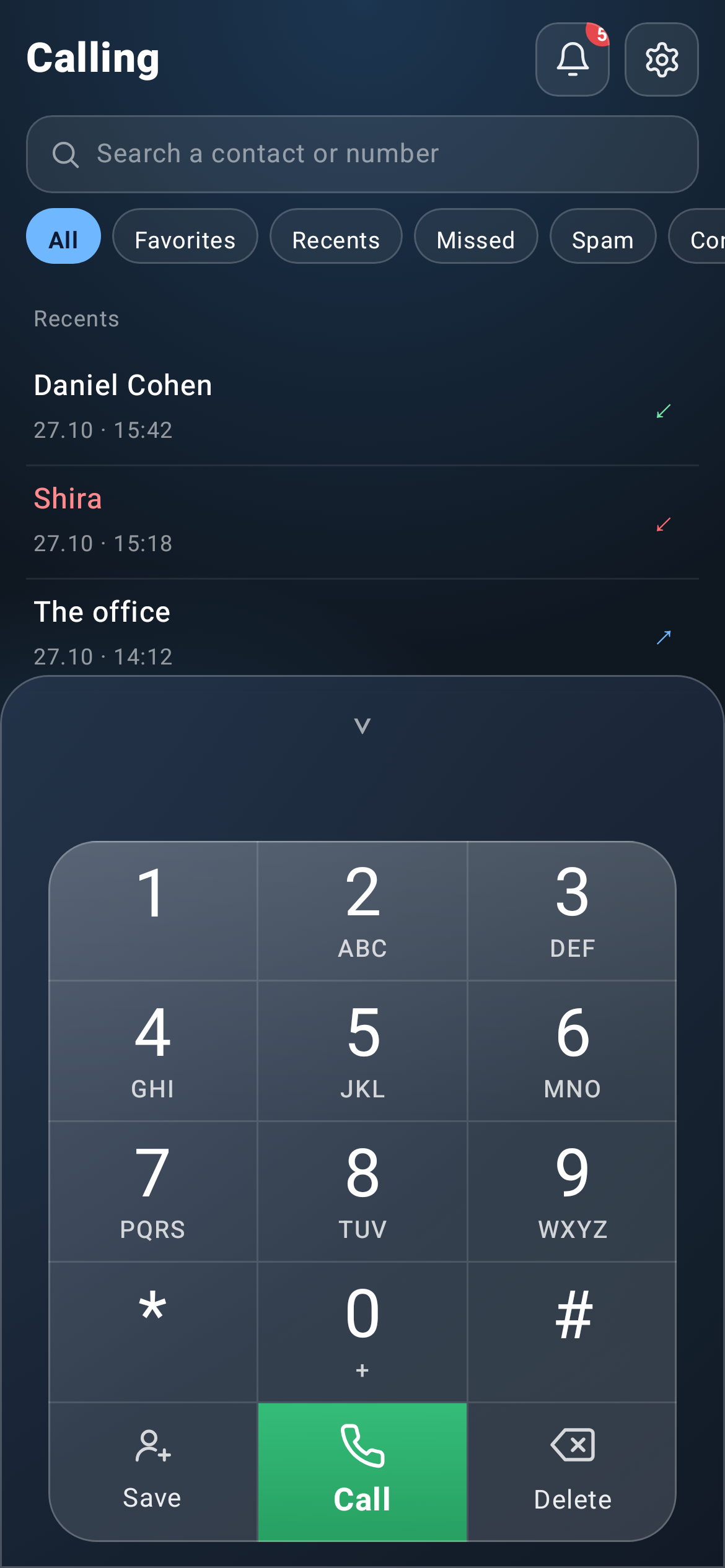 Keypad